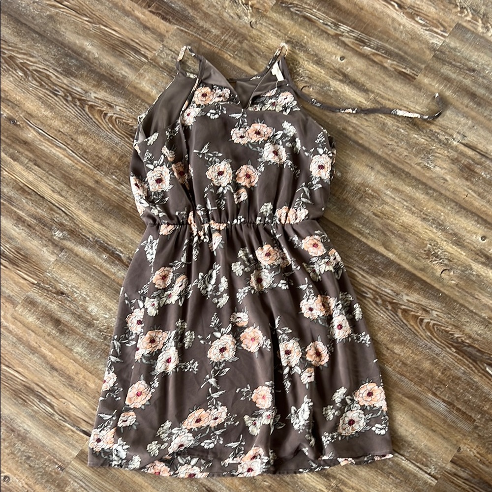 Floral Halter Dress